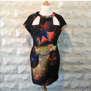 Funktional dress outer space pattern